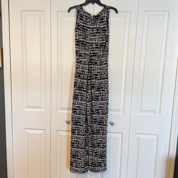 Calvin Klein Black and White Maxi Dress - Picture 4 of 8